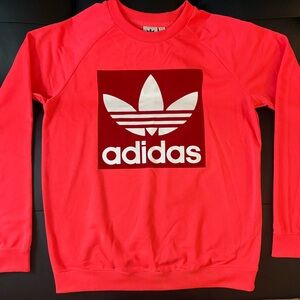 adidas Women's Trefoil Crewneck Sweatshirt Medium